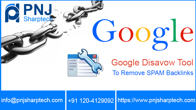 Google disavow tool PNJ Sharptech