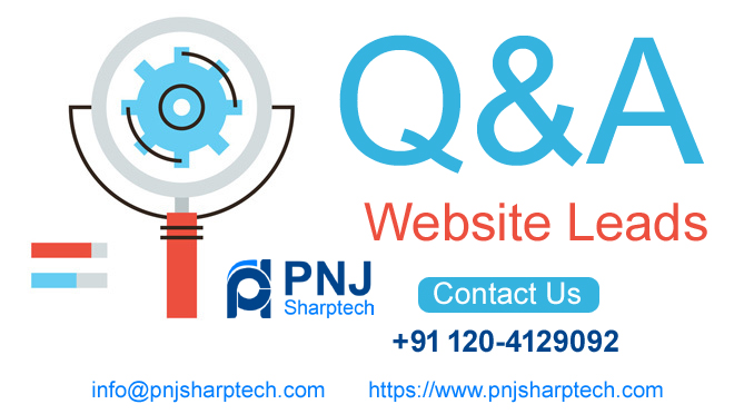 Q&A website for leads pnj sharptech