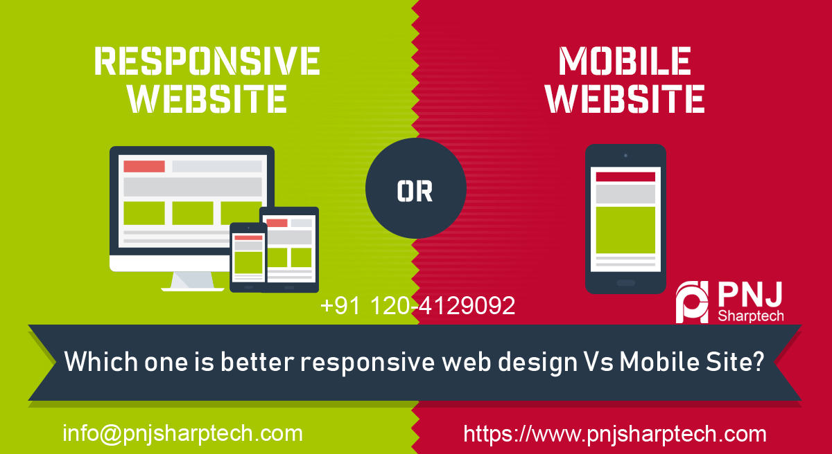 responsive web design Vs Mobile Site