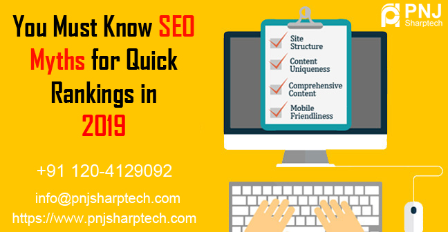 SEO Myths for Quick Rankings in 2019