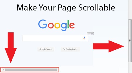 Make Your Page Scrollable