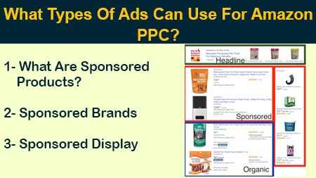 What types of ads can use for Amazon PPC