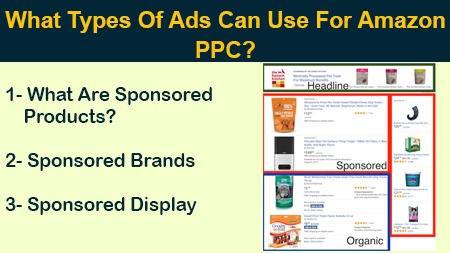 What types of ads can use for Amazon PPC