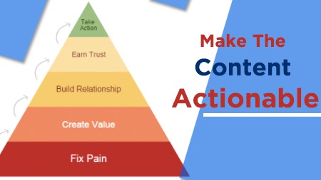 Make The Content Actionable