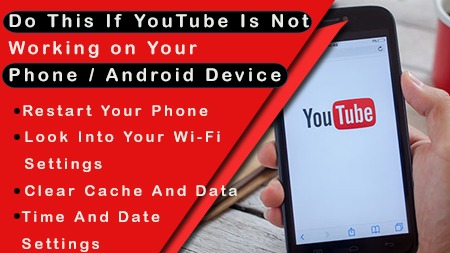 Do this if YouTube is not working on your phone/ android device 