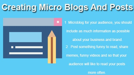 Creating Micro Blogs And Posts