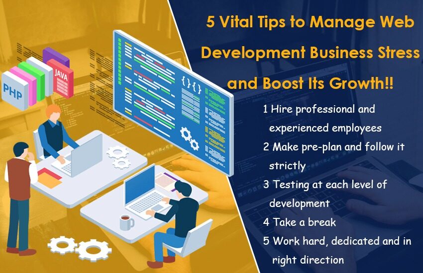 5 Vital Tips to Manage Web Development Business Stress and Boost Its Growth!!