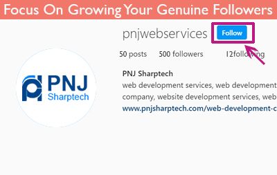 Focus On Growing Your Genuine Followers