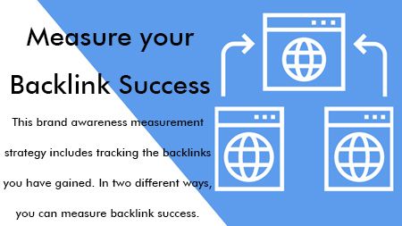 Measure your Backlink Success