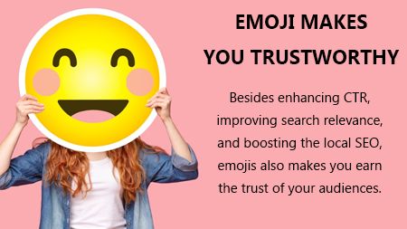 Emoji makes you trustworthy