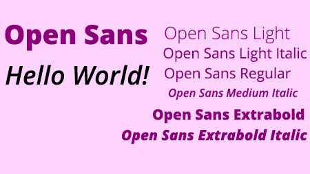 Open Sans