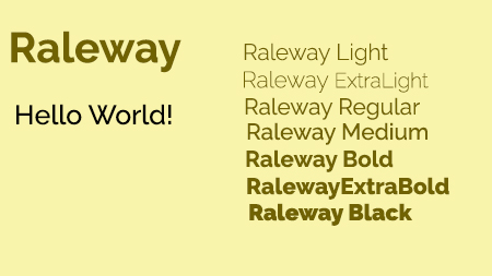 Raleway