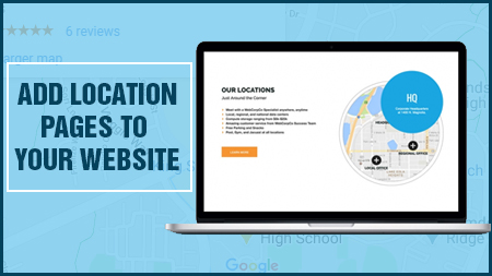 Add location pages to your website