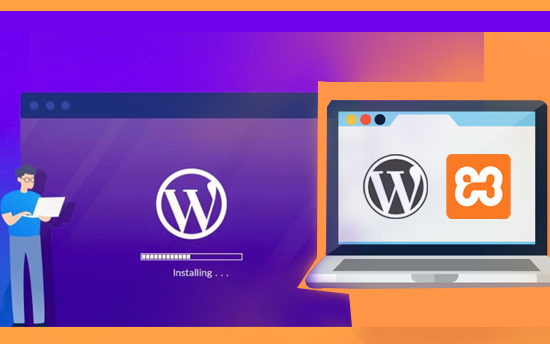install wordpress and construct a localhost website
