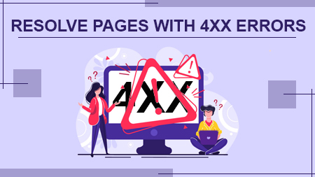RESOLVE PAGES WITH 4XX ERRORS